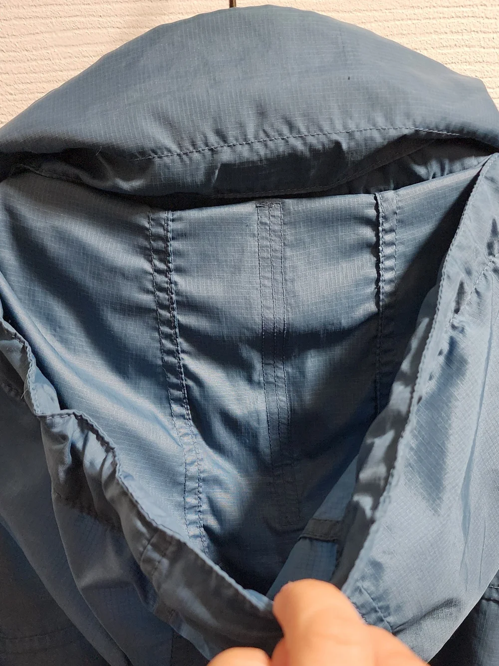 L.L. Bean Men's Slate Blue Lightweight Hooded Jacket